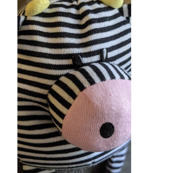 Zebra Cow Plush -Mushable Pot Bellies - Picture 2 of 4